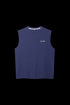 Handwritten Font Outer Wear Sleeveless Drop Shoulder Vest Unisex T-shirt